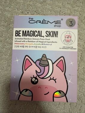 creme shop 3 face mask